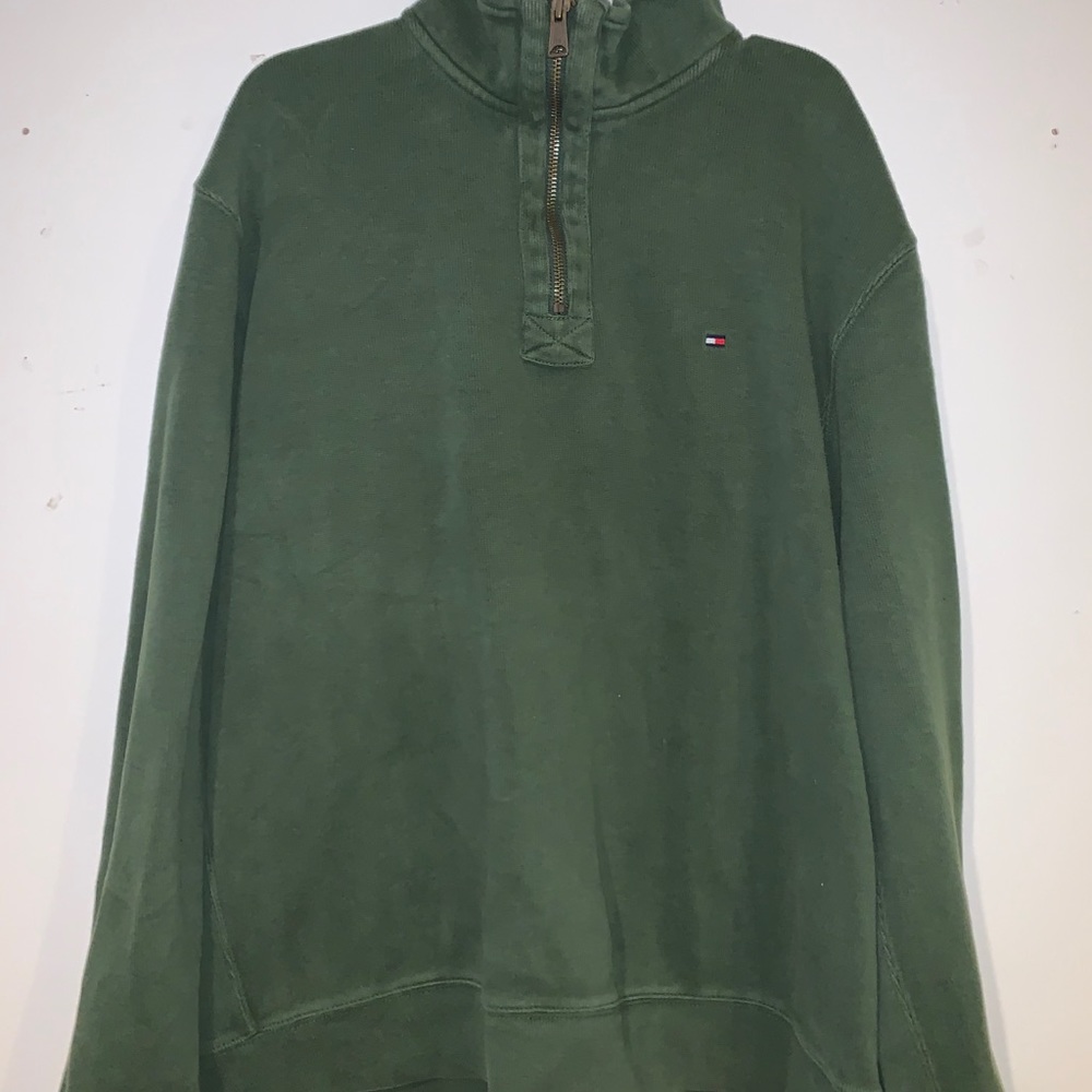 Quarter Zip Tommy Hilfiger Men’s Sweater Green